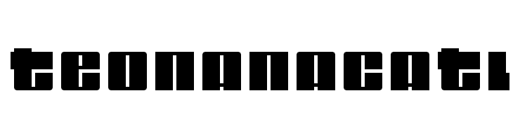 teonanacatl  Frei Schriftart Herunterladen