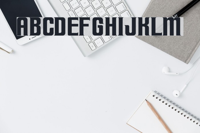 terminally chisseled Regular Font examples