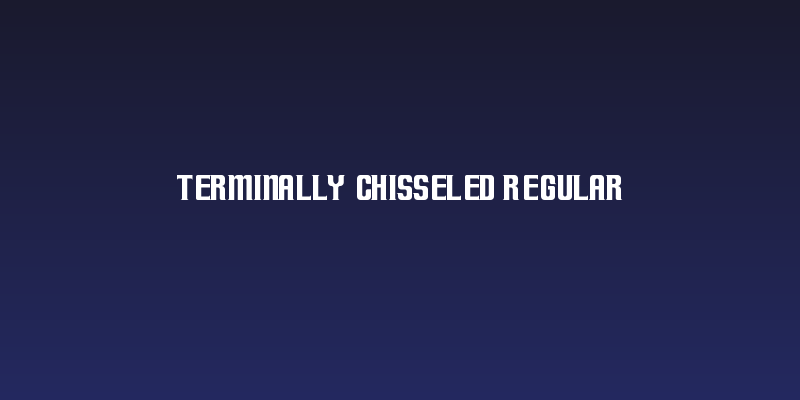 terminally chisseled Regular Social Header