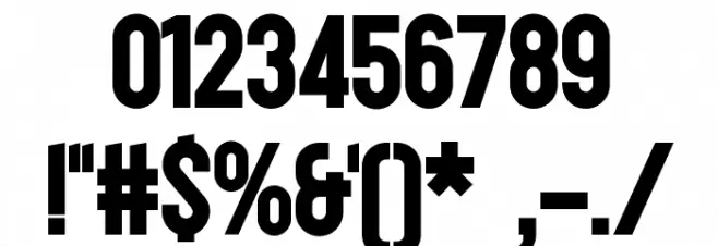 tes© Bold Font OTHER CHARS