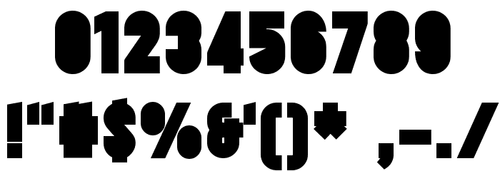 tes© UltraBlack Font OTHER CHARS