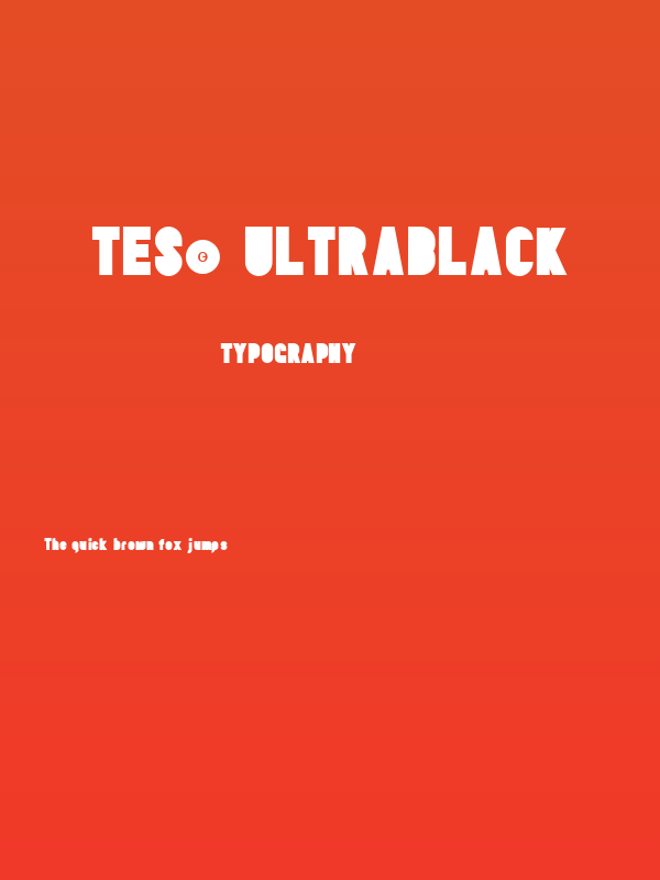 tes© UltraBlack Poster