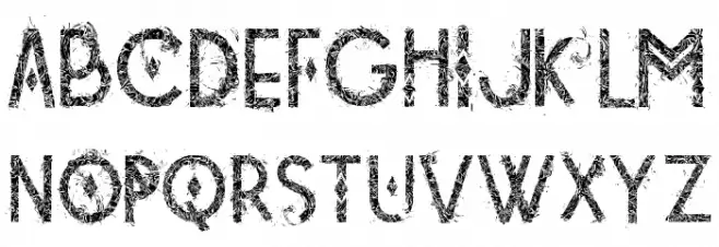 tetradecorative Font UPPERCASE
