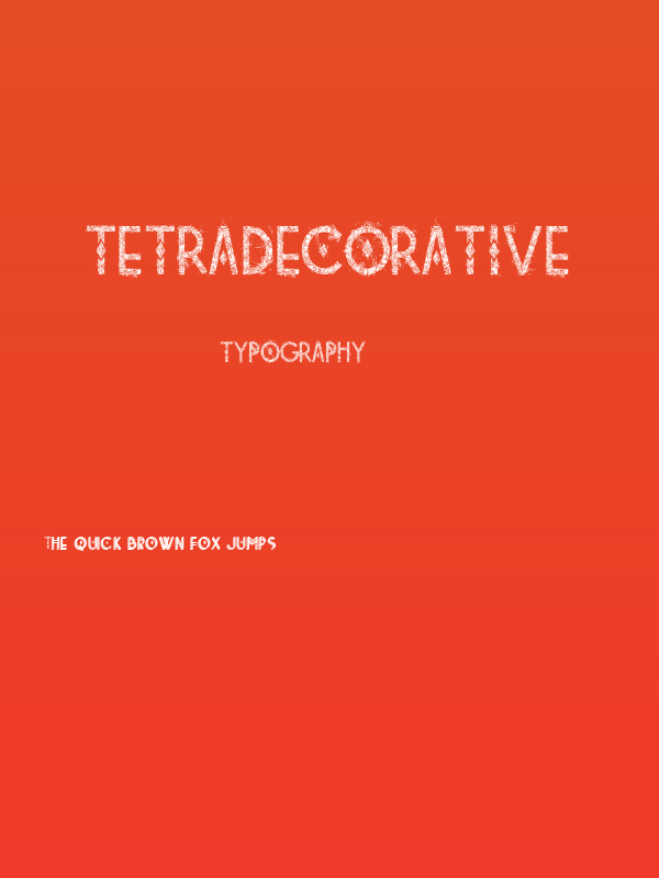 tetradecorative Poster