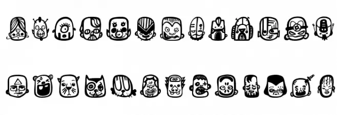 teubé bot Schriftart Groß