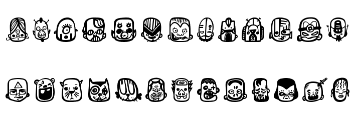 teubé bot Font LOWERCASE