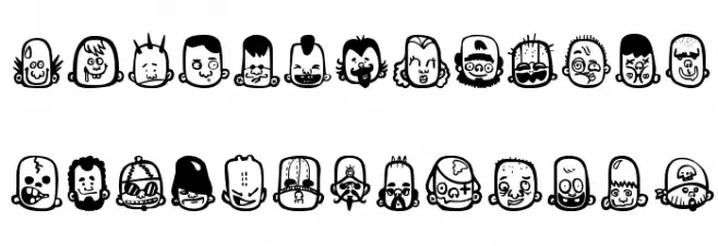 teubé1 फ़ॉन्ट लोअरकेस