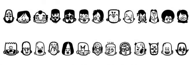 teubé5 フォント 大文字