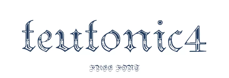 teutonic4  تنزيل الخطوط