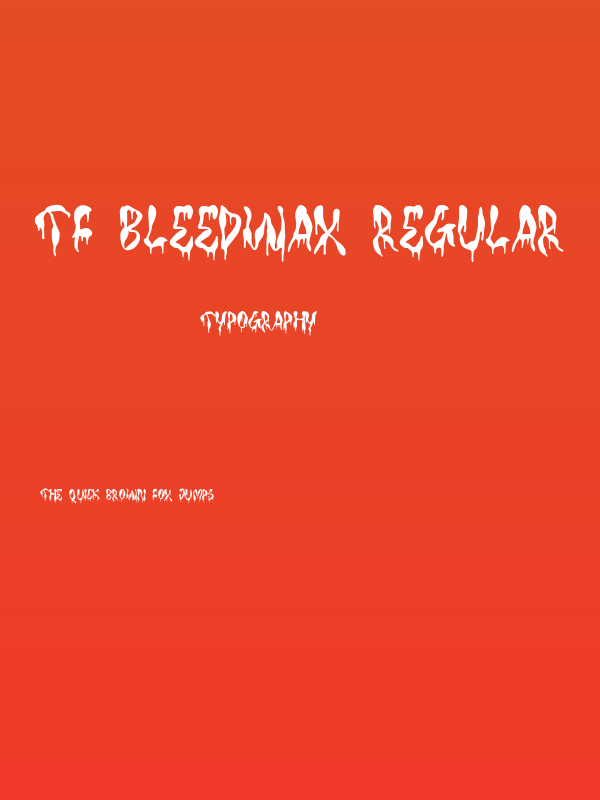 TF Bleedwax Regular Poster
