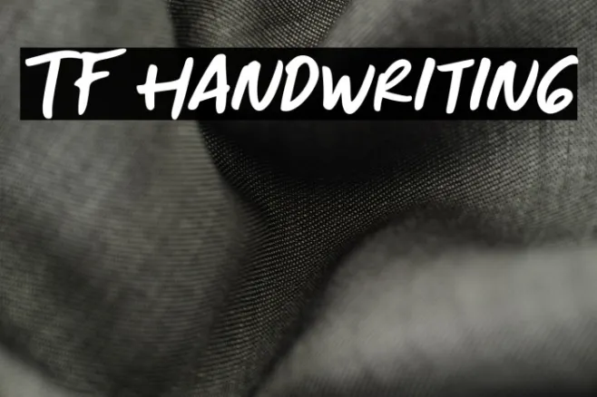 TF Handwriting Example 1