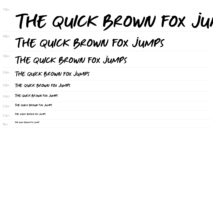 TF Handwriting Waterfall