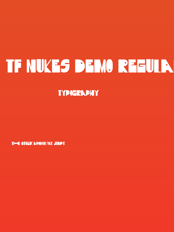 TF Nukes DEMO Regular Poster