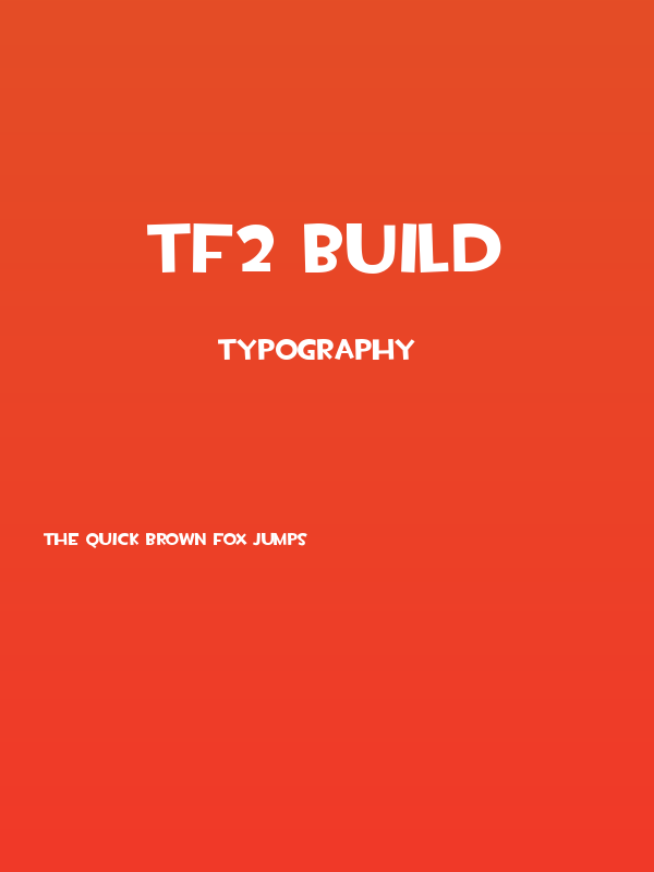 TF2 Build Poster