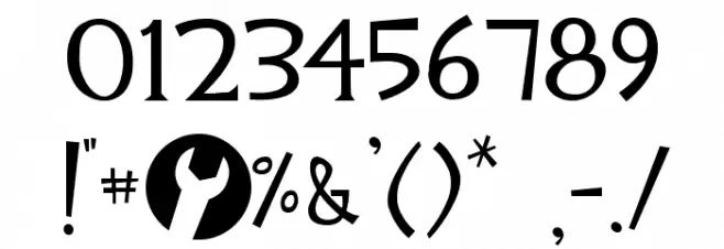 TF2 Font OTHER CHARS