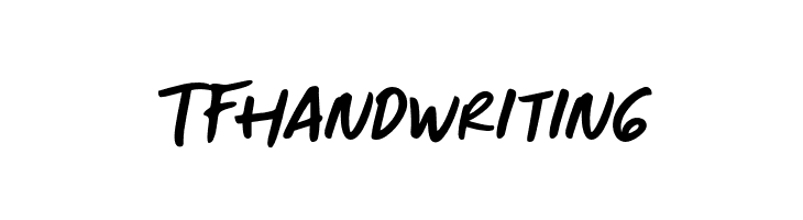 TFHandwriting  नि: शुल्क फ़ॉन्ट्स डाउनलोड