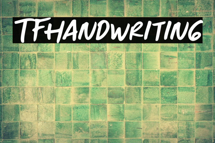 TFHandwriting Example 3