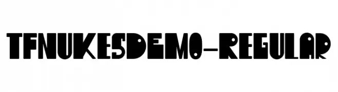 TFNukesDEMO-Regular  font caratteri gratis