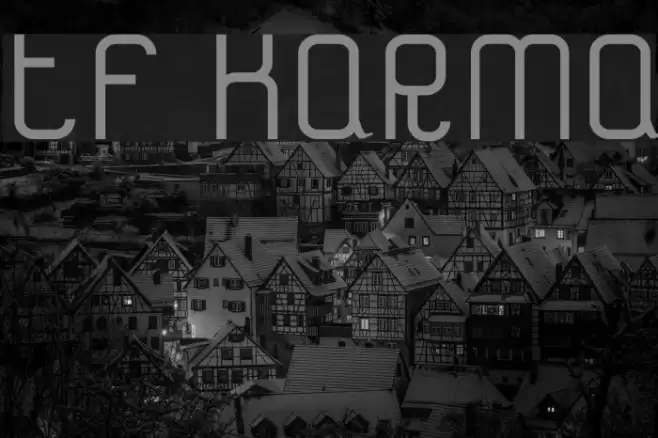 TF_Karma Font examples
