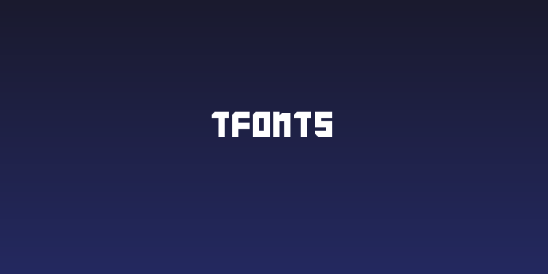 TFonts Social Header