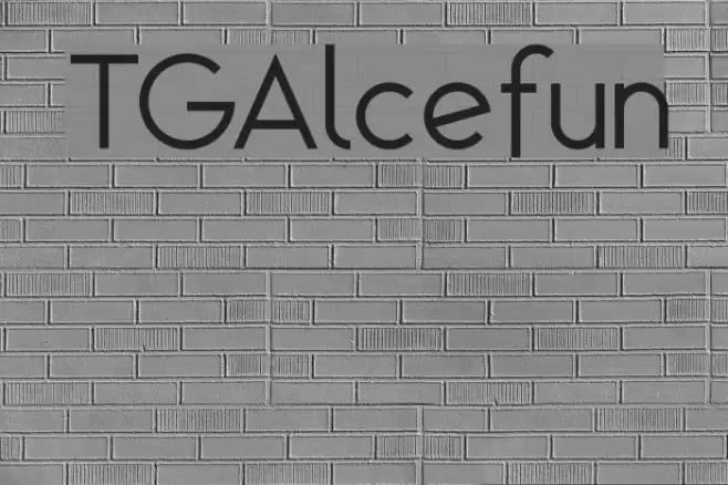 TGAlcefun Font examples
