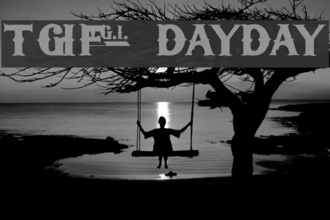 TGIFriday Font examples