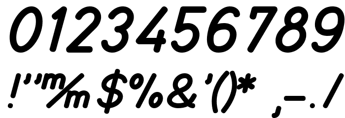 TGL 0-16 Regular Font OTHER CHARS