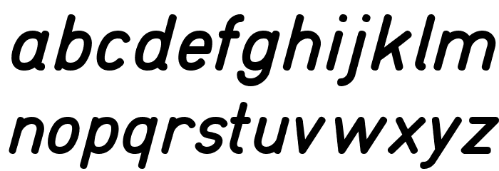 TGL 0-16 Regular Font LOWERCASE