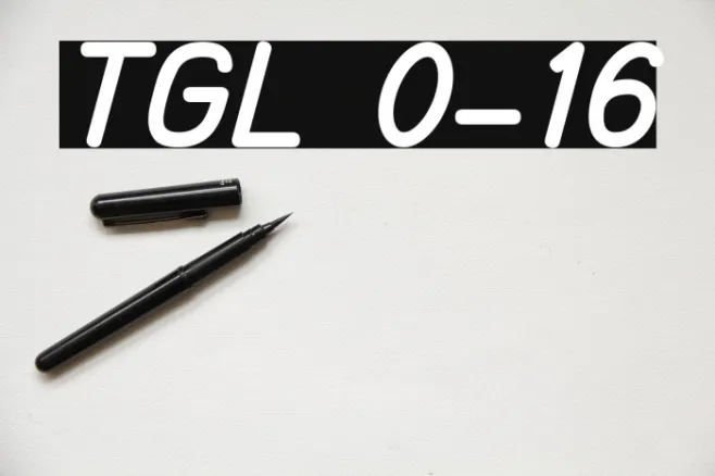 TGL 0-16 Example 1