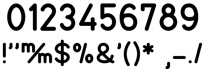 TGL 0-17 Alt Font OTHER CHARS