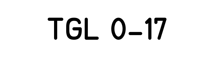 TGL 0-17 Font