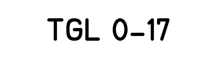 TGL 0-17  les polices de caractères gratuit tlcharger