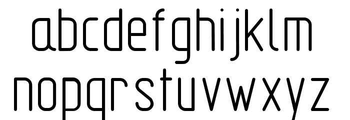 TGL 31034-1 Normal Font LOWERCASE