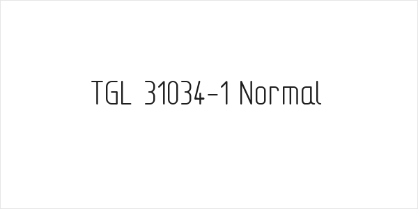 TGL 31034-1 Normal Logo
