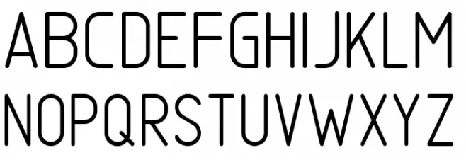 TGL 31034-1 Regular Schriftart Groß