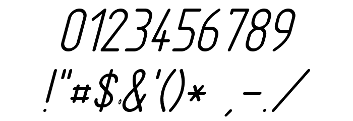 TGL 31034-2 Font OTHER CHARS