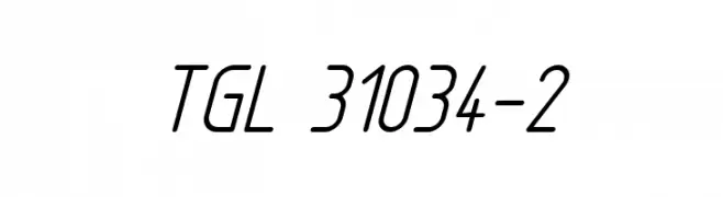 TGL 31034-2  Fuentes Gratis Descargar