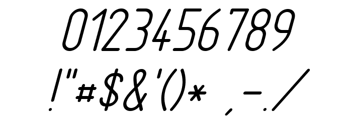 TGL 31034-2 Font OTHER CHARS