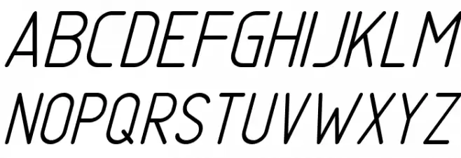 TGL 31034-2 Schriftart Groß