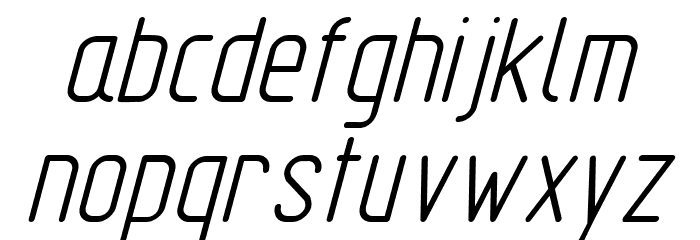 TGL 31034-2 Font LOWERCASE