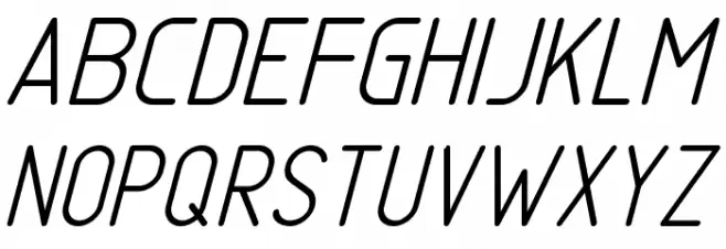 TGL 31034-2 Schriftart Groß