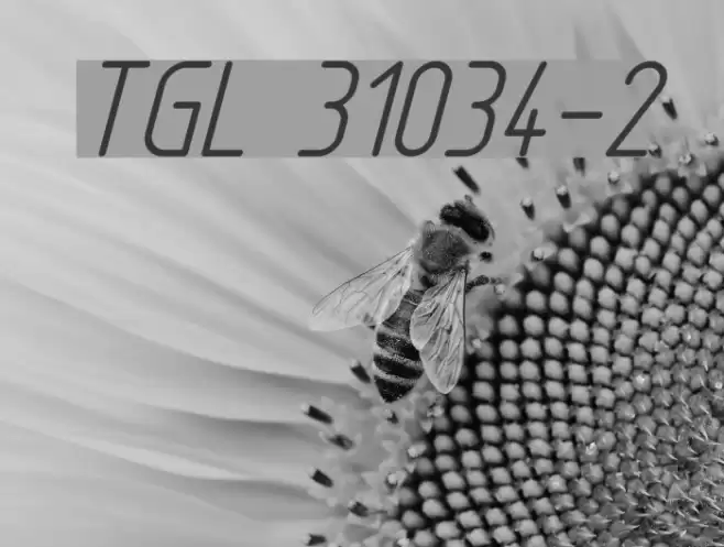 TGL 31034-2 Schriftart examples