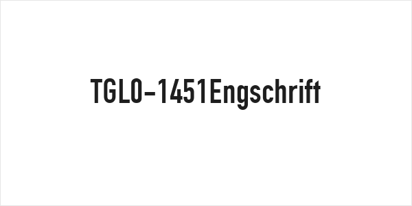 TGL0-1451Engschrift Logo