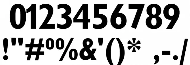 TGL12096.01 Font OTHER CHARS