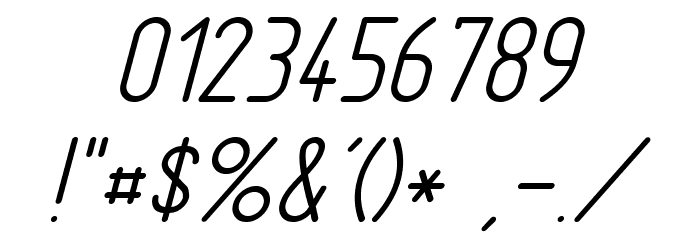 TGL31034-2 Font OTHER CHARS