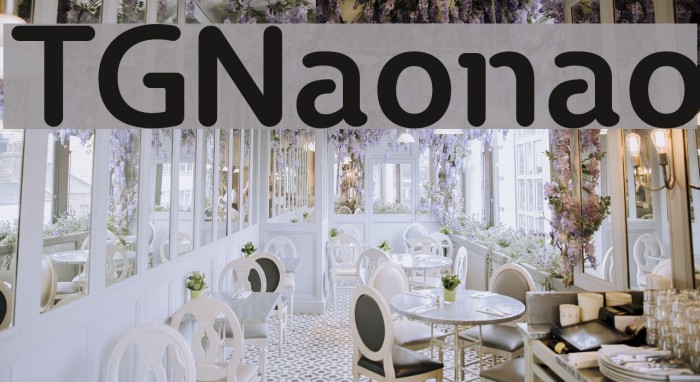 TGNaonao Font examples