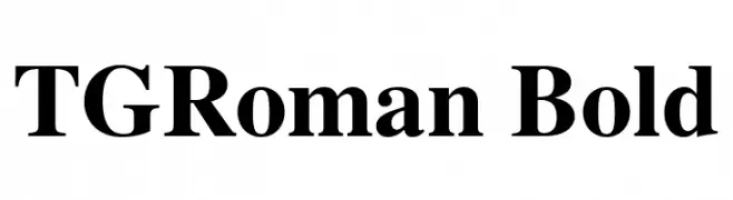 TGRoman Bold  Descarca Fonturi Gratis