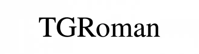 TGRoman  Descarca Fonturi Gratis