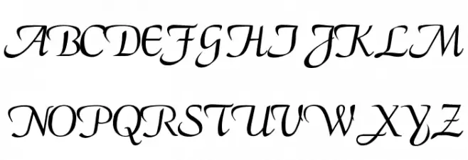TGScript Polices MAJUSCULES