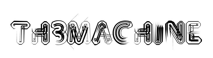 TH3 MACHINE Шрифта